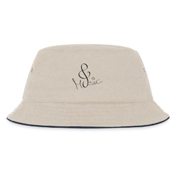 music - Kids’ Bucket Hat - ecru/navy - Front