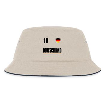 T-shirt de fan de football de l'Allemagne Trikot Allemagne - Bob Enfant - blanc cassé/bleu marine - Devant