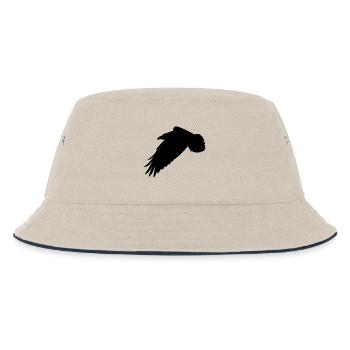Schwarzer Rabe - Kinder Bucket Hat - Natur/Navy - Vorne
