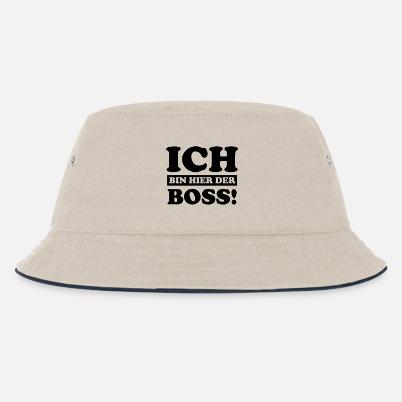 ich_bin_hier_der_boss - Bob Enfant - blanc cassé/bleu marine