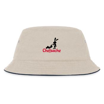 garten - Kinder Bucket Hat - Natur/Navy - Vorne