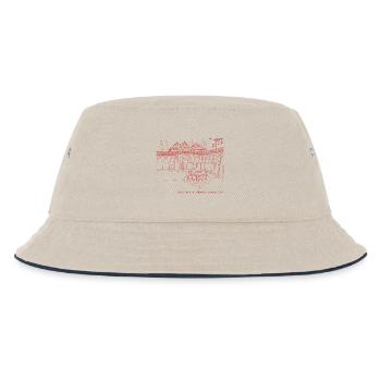 Alhambra, Court of the Lions 2 - Kids’ Bucket Hat - ecru/navy - Front