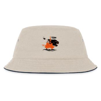 North Sea Tiger Oil Rig Platform Aberdeen - Kids’ Bucket Hat - ecru/navy - Front