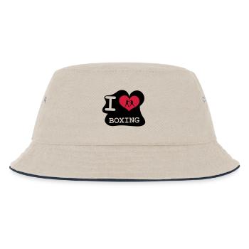 I Love Boxing - Bob Enfant - blanc cassé/bleu marine - Devant