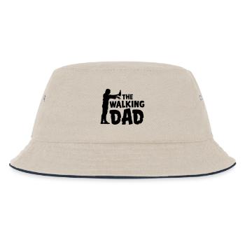 vatertag dad humor - Kinder Bucket Hat - Natur/Navy - Vorne