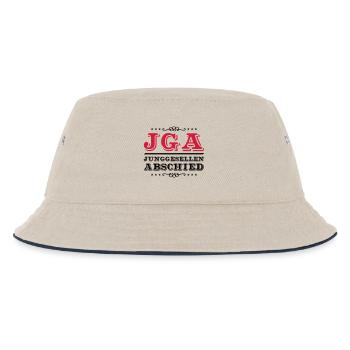 jga junggesellen abschied - Kinder Bucket Hat - Natur/Navy - Vorne