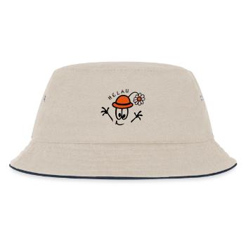 Karneval Helau, Fasching - Kinder Bucket Hat - Natur/Navy - Vorne