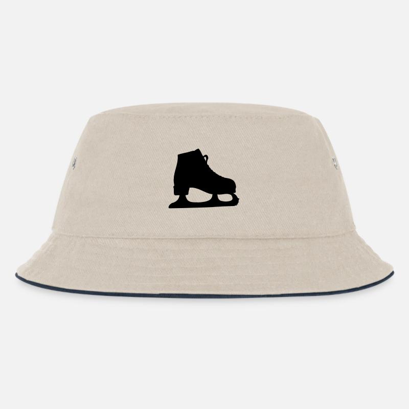 Eiskunstlauf Eiskunstlauf - Kinder Bucket Hat - Natur/Navy