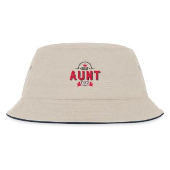 Tante - Kinder Bucket Hat - Natur/Navy - Vorne