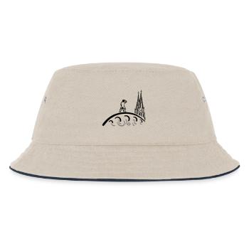 Regensburg Bruckmandl Kids - Kinder Bucket Hat - Natur/Navy - Vorne