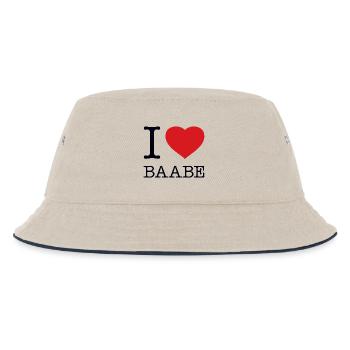 J’ADORE BAABE - Bob Enfant - blanc cassé/bleu marine - Devant