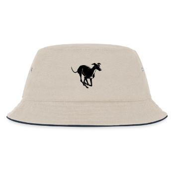 Greyhound - Kinder Bucket Hat - Natur/Navy - Vorne