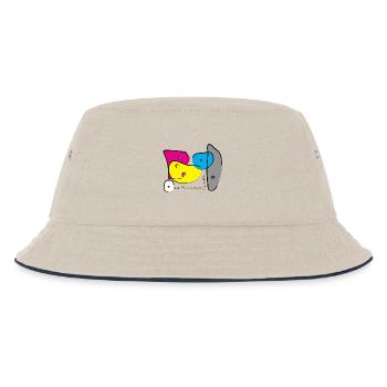 Poignées d’escalade de bloc couleur 3 - Bob Enfant - blanc cassé/bleu marine - Devant