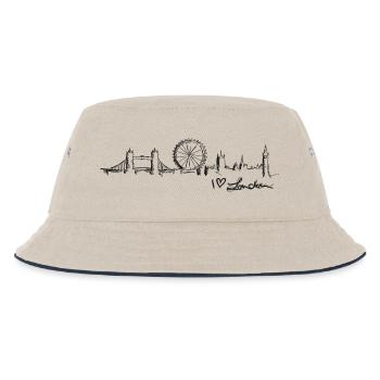 london - Kinder Bucket Hat - Natur/Navy - Vorne