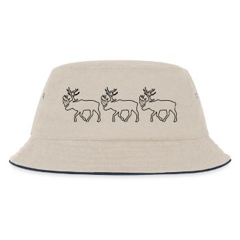 Caribou - Reindeer- xmas - Bob Enfant - blanc cassé/bleu marine - Devant