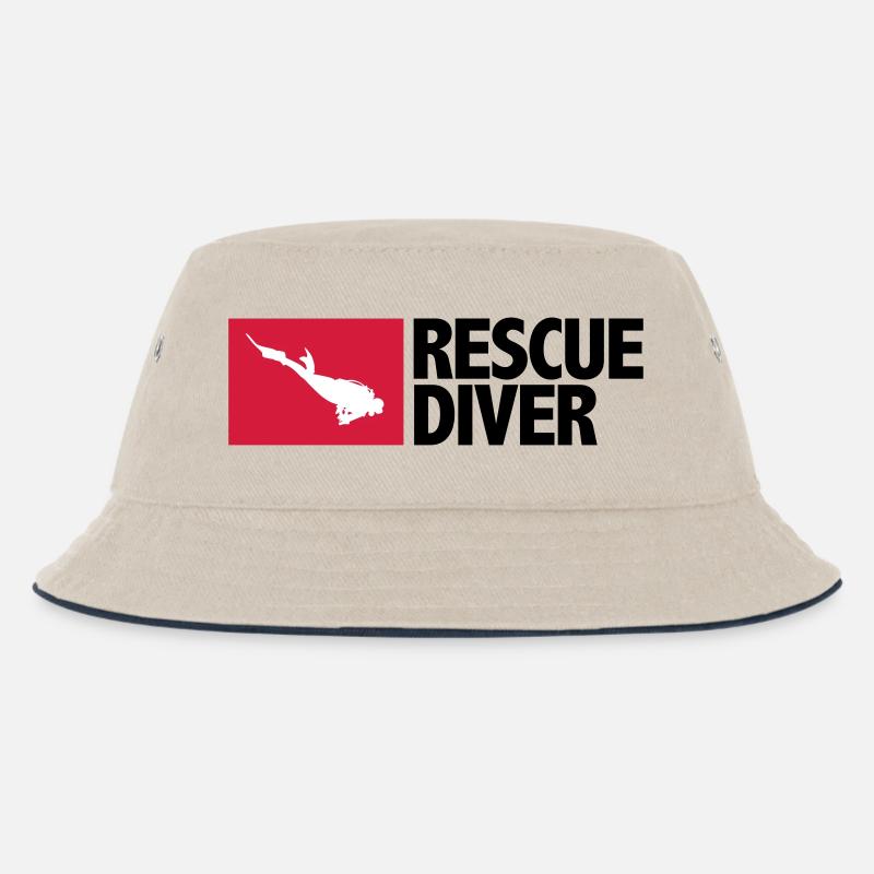 Rescue Diver - Bob Enfant - blanc cassé/bleu marine