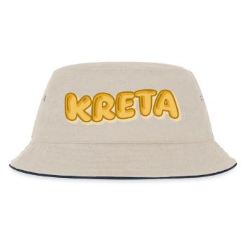 Holidays Crete - Kids’ Bucket Hat - ecru/navy - Front