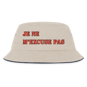 JE NE M’EXCUSE PAS - Bob Enfant - blanc cassé/bleu marine - Devant