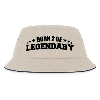 Né pour être légendaire - Bob Enfant - blanc cassé/bleu marine - Devant
