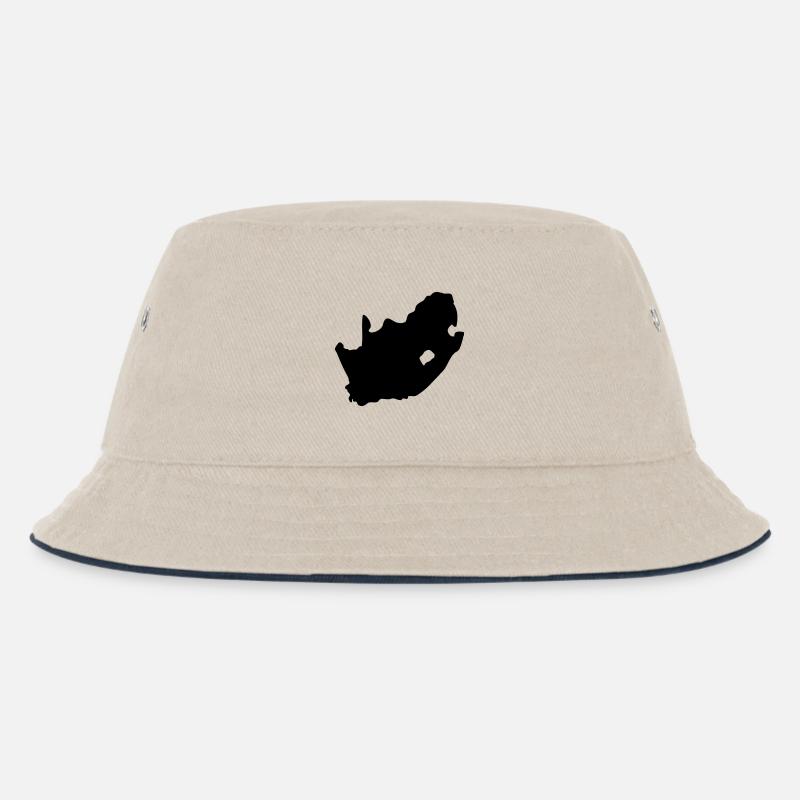 Südafrika - Kinder Bucket Hat - Natur/Navy