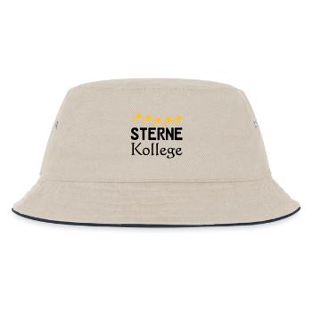 Sterne Kollege Geschenk - Kinder Bucket Hat - Natur/Navy - Vorne