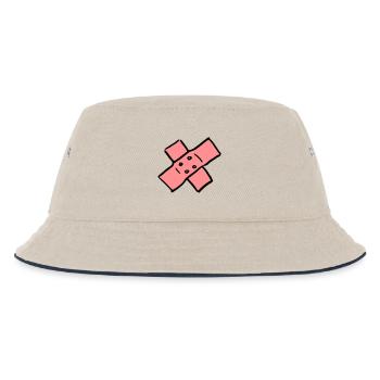 Pflaster - Kinder Bucket Hat - Natur/Navy - Vorne