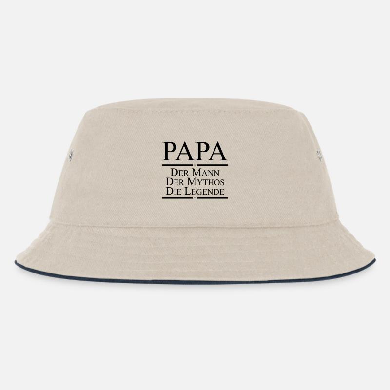 Papa légende - Bob Enfant - blanc cassé/bleu marine