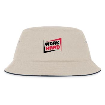 Work Hard - Bob Enfant - blanc cassé/bleu marine - Devant