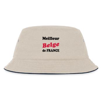 Meilleur belge de France 222 - Kids’ Bucket Hat - ecru/navy - Front