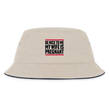 ma femme est enceinte - Bob Enfant - blanc cassé/bleu marine - Devant