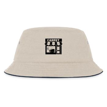Logo des rouleaux de moquette en magasin - Bob Enfant - blanc cassé/bleu marine - Devant