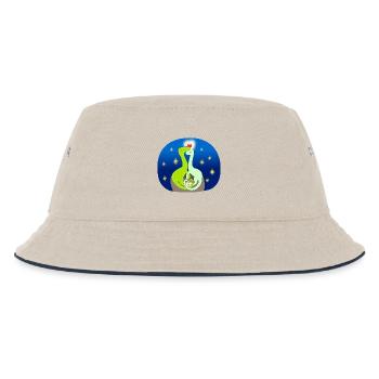 Compsognate in der Liebe - Kinder Bucket Hat - Natur/Navy - Vorne