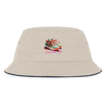 Move with Style Sneakers - Kinder Bucket Hat - Natur/Navy - Vorne