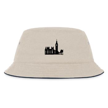 London - Kinder Bucket Hat - Natur/Navy - Vorne