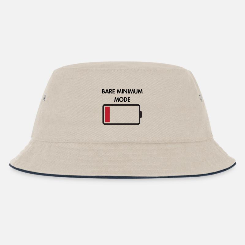 Bare minimum mode - Kids’ Bucket Hat - ecru/navy
