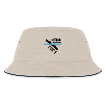 Titanic - Kids’ Bucket Hat - ecru/navy - Front