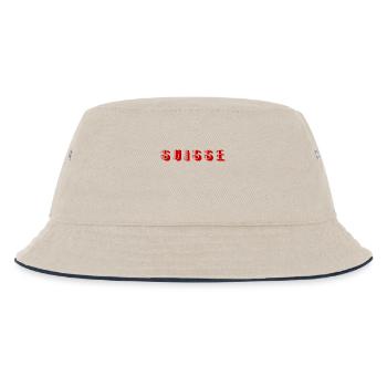 SCHWEIZ. LAND - Kinder Bucket Hat - Natur/Navy - Vorne