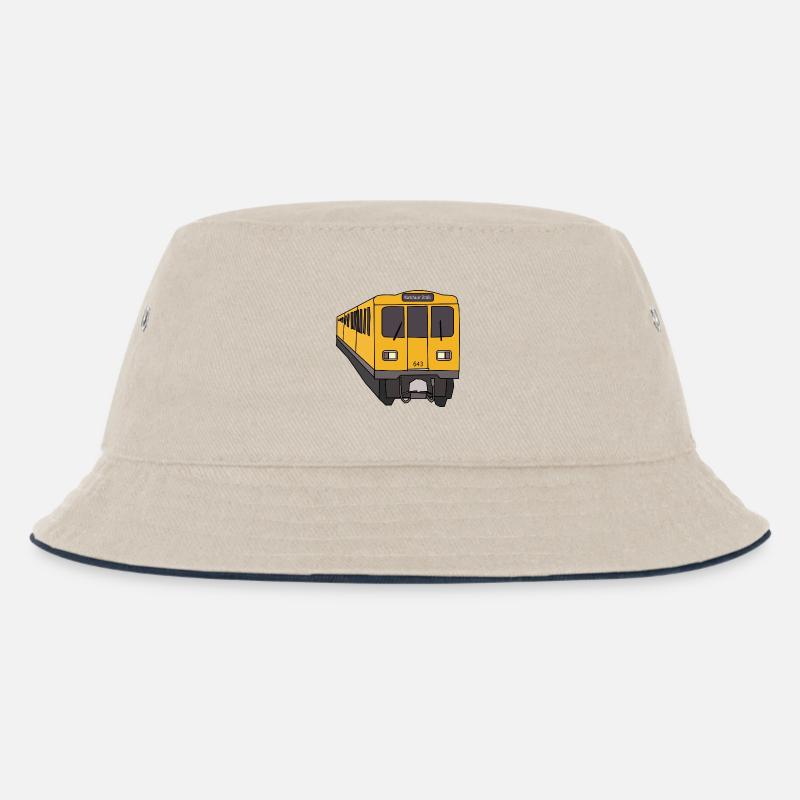 U1 U-Bahn - Kinder Bucket Hat - Natur/Navy