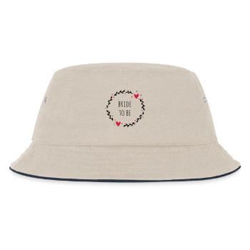 Bride to be | JGA - Kinder Bucket Hat - Natur/Navy - Vorne