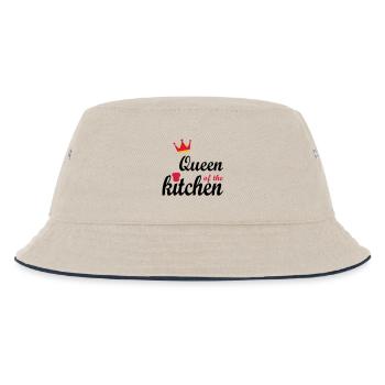 cooking - Kids’ Bucket Hat - ecru/navy - Front