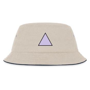 forme de triangle hippie triangle - Bob Enfant - blanc cassé/bleu marine - Devant