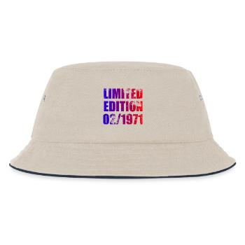 55th Birthday Limited Edition 02/1971 - Kids’ Bucket Hat - ecru/navy - Front