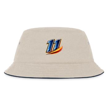 Numéro 11 Maillot de football Vitesse d’ailier - Bob Enfant - blanc cassé/bleu marine - Devant