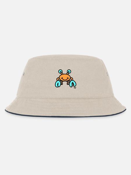 Cancer big - Kids’ Bucket Hat - ecru/navy
