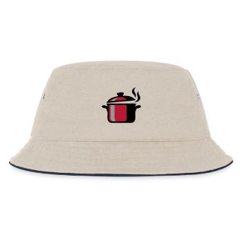 Cuisinière Cuisinière Logo du restaurant - Bob Enfant - blanc cassé/bleu marine - Devant