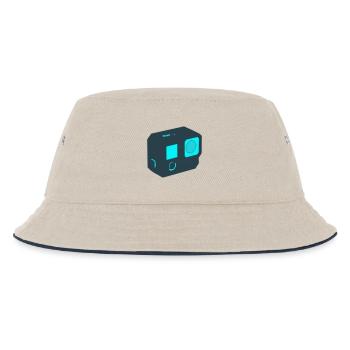 Action Camera Drone Icon - Kids’ Bucket Hat - ecru/navy - Front