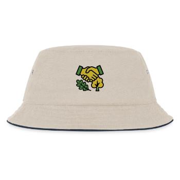 Poignée de main Logo de la Forêt Naturelle - Bob Enfant - blanc cassé/bleu marine - Devant