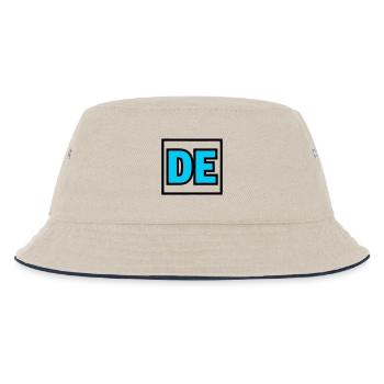 Lettres initiales DE Logo - Bob Enfant - blanc cassé/bleu marine - Devant