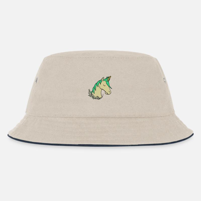 Uni-Mais - Kinder Bucket Hat - Natur/Navy