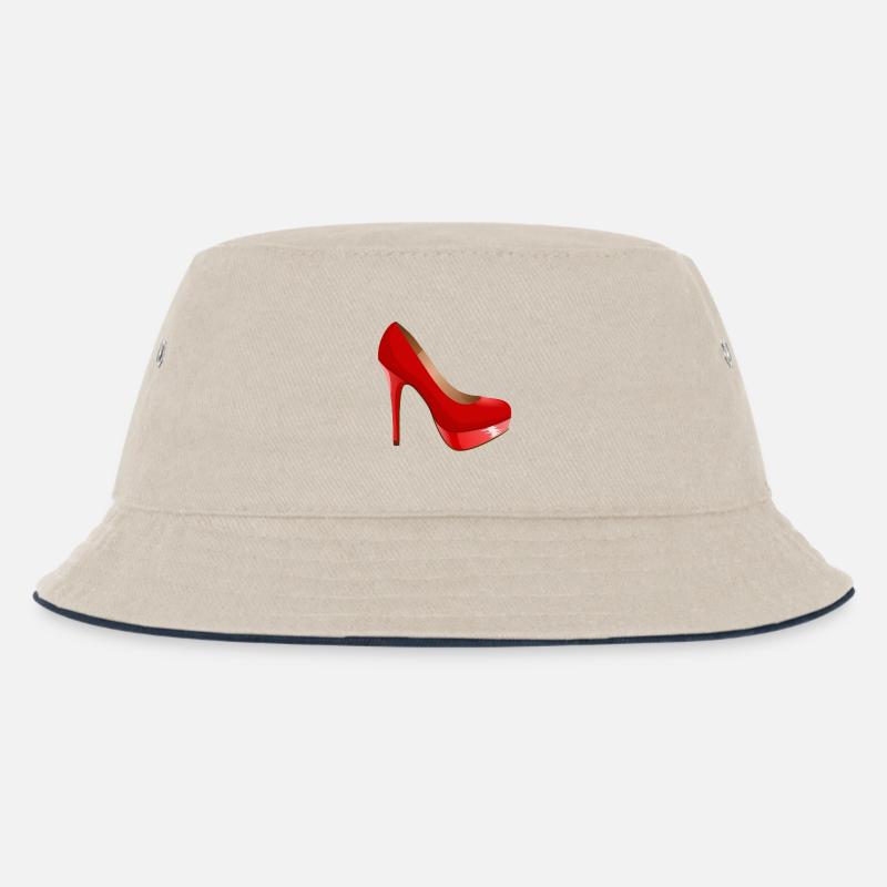High heels - Kinder Bucket Hat - Natur/Navy